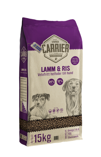 Lamm & Ris Hundfoder - 15 kg