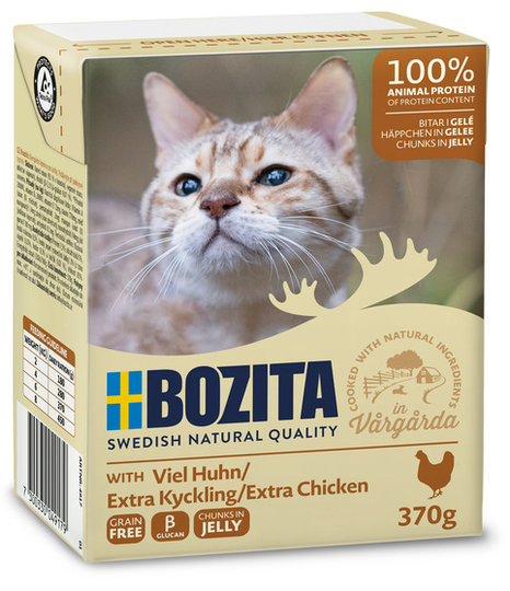 Bitar i sås kyckling för katt - 16 st x 370 g