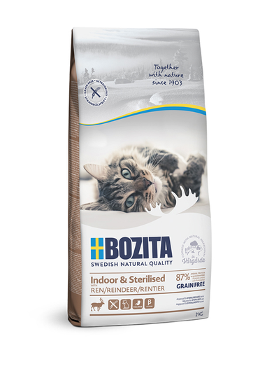 Indoor & Sterilised foder för katt - 2 kg