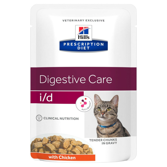 Prescription Diet i/d kattfoder Chicken Pouch - 12 x 85 g