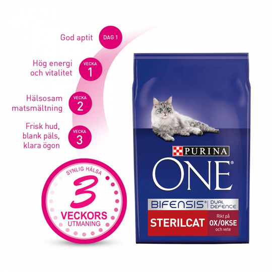 Purina ONE Sterilcat Oxe 3 kg