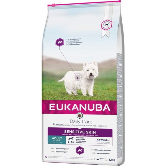 Eukanuba Daily Care Adult Sensitive Skin All Breeds (12 kg)
