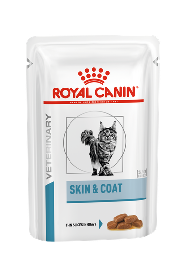 Veterinary Diets Derma Skin & Coat Pouch - 12 x 85 g