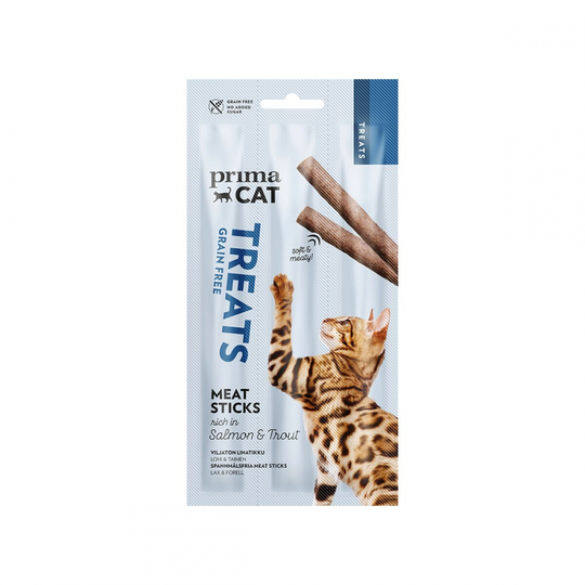 PrimaCat Meat Stick Salmon & Trout 3x5 g