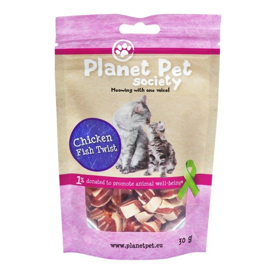 Planet Pet Cat Chicken Twist Snack