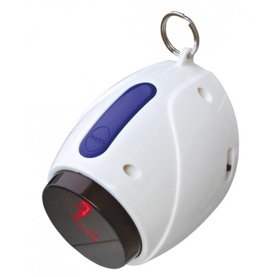 Laser-Pointer Moving Light, 11 cm, vit/blå