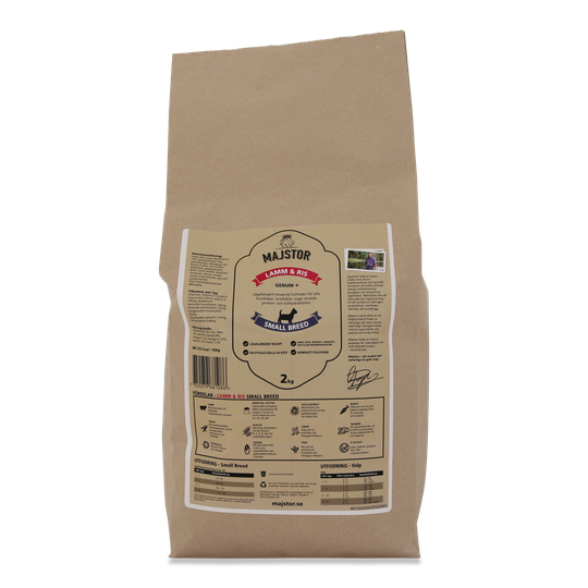 Lamm & Ris Small Breed Hundfoder - 2 kg