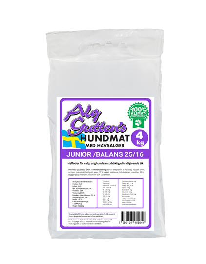 Junior Balans 25/16 Hundfoder - 4 kg