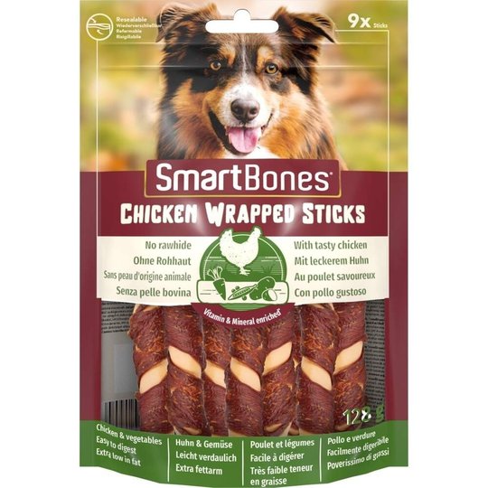 SmartBones Mini Kyckling Tugg 9-pack