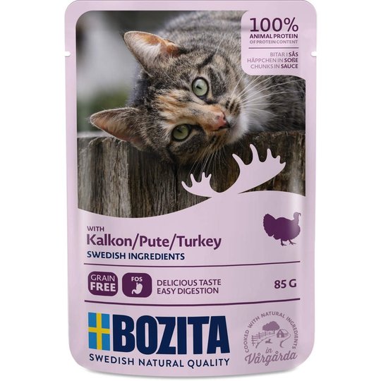 Bozita Feline Bitar i Sås med Kalkon