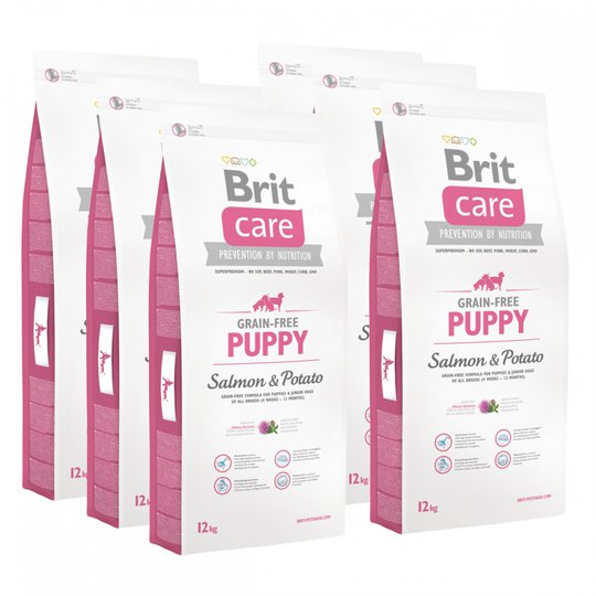 Brit Care Puppy All Breed Grain Free Salmon & Potato 6x12 kg