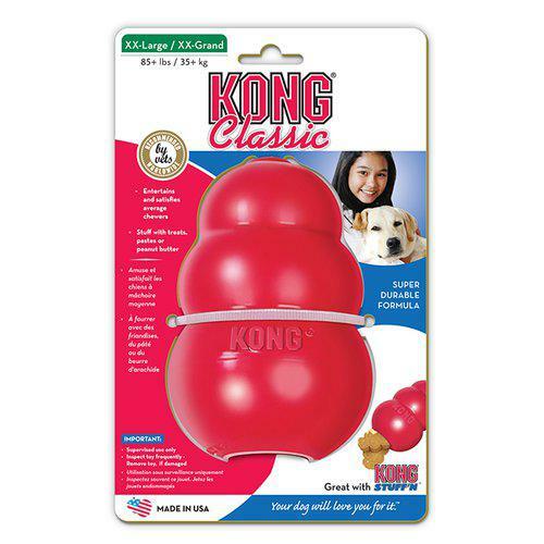 Kong Classic Röd Gummileksak - XXL