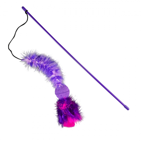 Little&Bigger Mystic Meow Kattvippa med Boll Lila