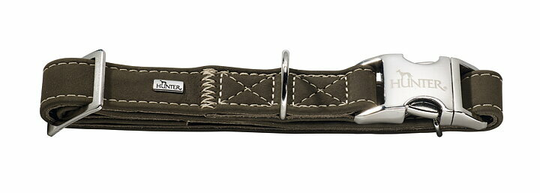 Hunting Alu-Strong Halsband - Small oliv