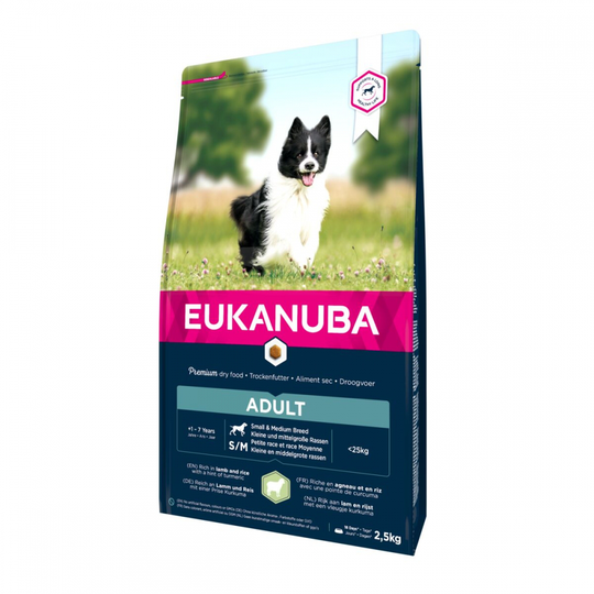 Eukanuba Dog Senior Small & Medium Breed Lamb & Rice (2,5 kg)