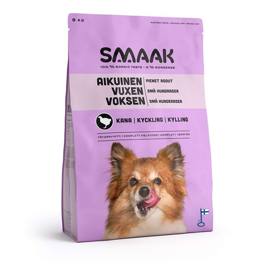 Smaak Dog Adult Small Breed Kyckling (8 kg)