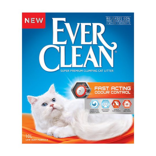 Ever Clean Fast Acting Odour Control Kattsand (10 l)