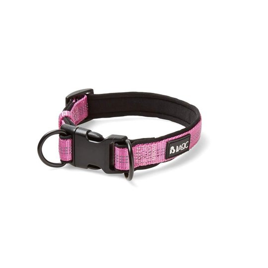 Basic First Valphalsband Neopren Rosa (1,5 x 20-30 cm)