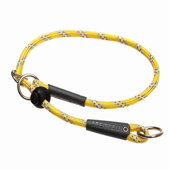 Retrieverhalsband Runt - Gul / 40 cm