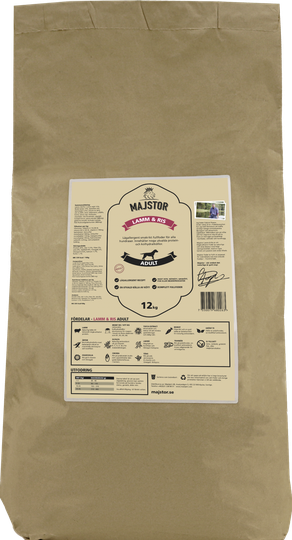 Lamm & Ris Adult Hundfoder - 12 kg