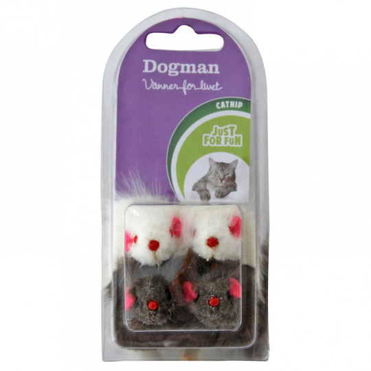 Dogman Leksaksmöss 4-pack