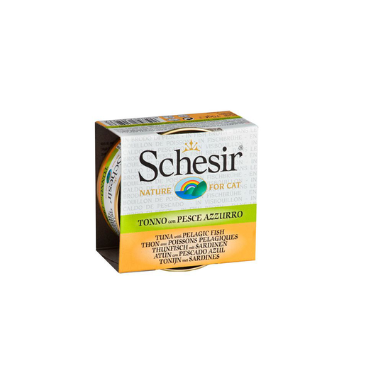 Schesir Cat Adult Tuna & Ocean Fish Gravy 70 g