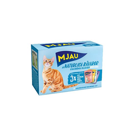 Mjau Multipack Kött- och Fisksmaker i Gelé