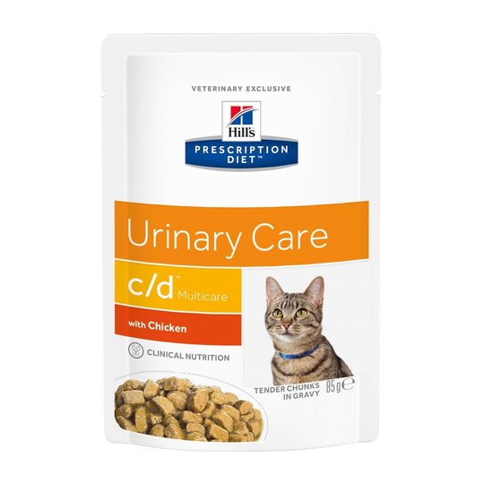 Hill's Prescription Diet Feline c/d Urinary Care Multicare Chicken 12x85 g