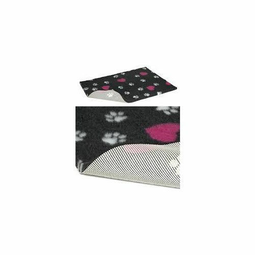 Vetbed Non-Slip Svart med mönster - S