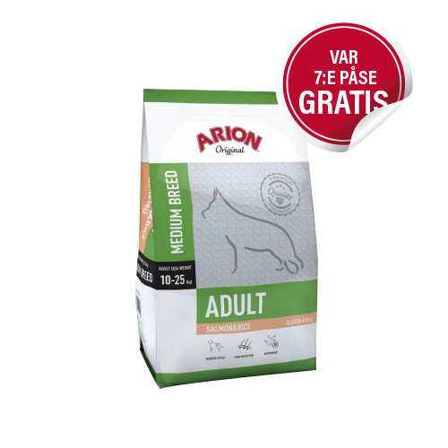 Adult Medium Breed Lax & Ris - 3 kg