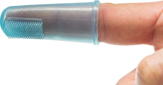 Tandrengöring Fingertopp i Silikon - Tandborste 2-Pack