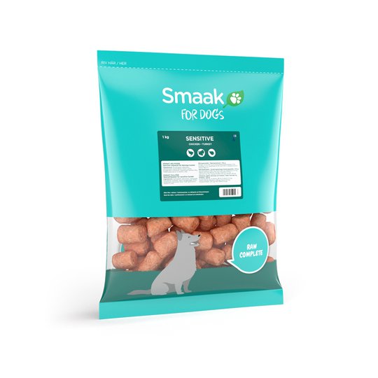 Smaak Raw Complete Sensitive Chicken & Turkey 1 kg