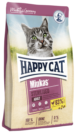 Minkas Sterilised Fågel - 1,5 kg