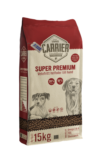 Super Premium Hundfoder - 15 kg