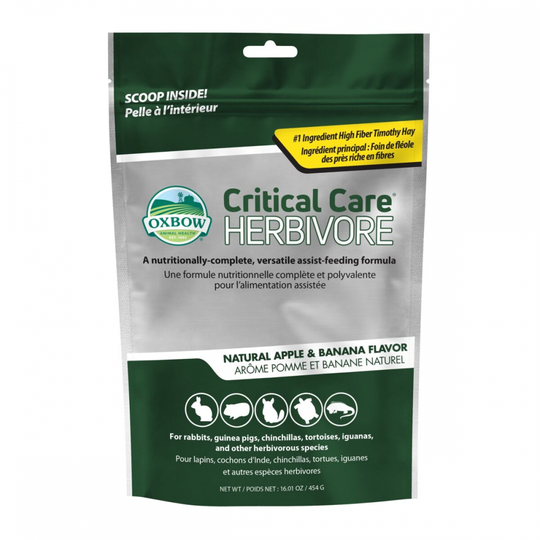 Oxbow Critical Care Herbivore Apple & Banana (455 g)