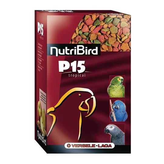NutriBird P15 Papegojpellets Tropical (1 kg)