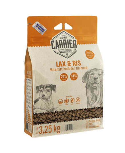 Lax & Ris Hundfoder - 3,25 kg