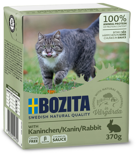 Bitar i sås Kanin för katt - 16 st x 370 g