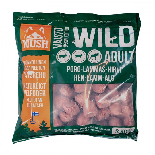 Vaisto Wild Ren-Lamm-Älg Köttbullar (3 kg)