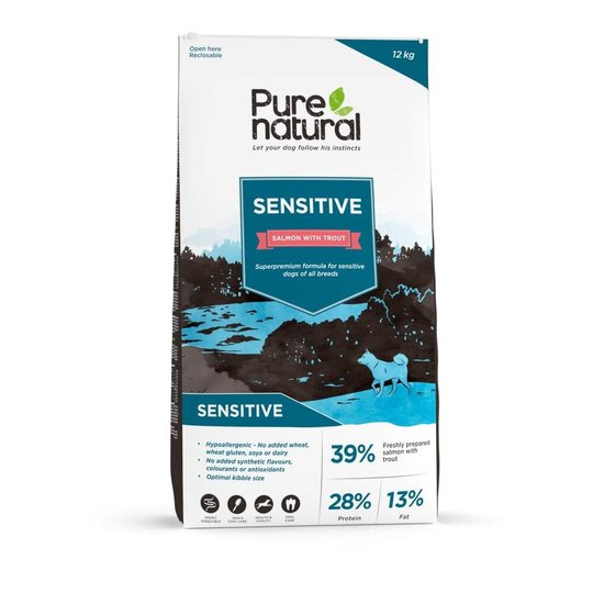 Purenatural Sensitive Salmon & Trout (12 kg)