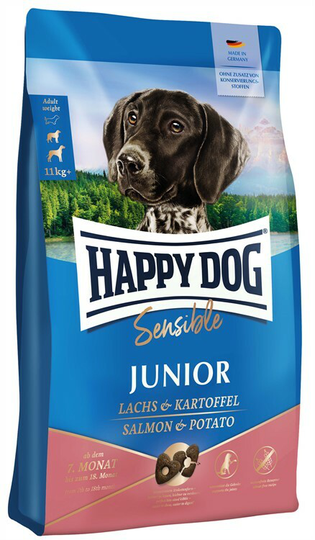 Sensible Junior Torrfoder med Lax & Potatis - 4 kg