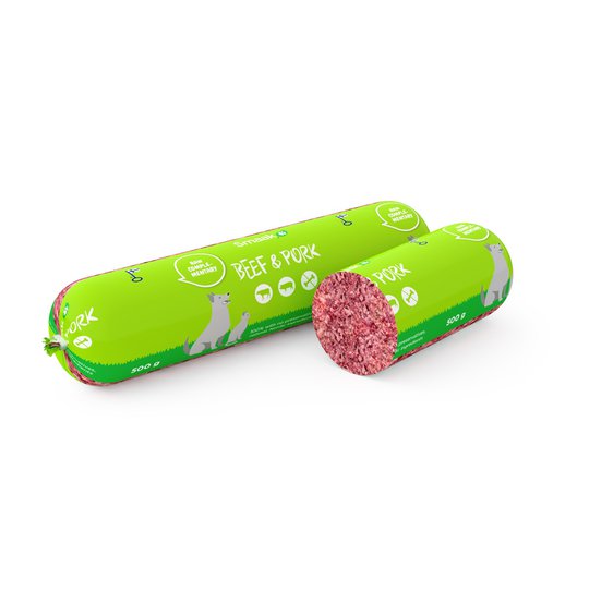 Smaak Raw Complementary Beef & Pork Minced Meat 500 g