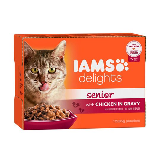 Iams Delights in gravy Multipack Senior