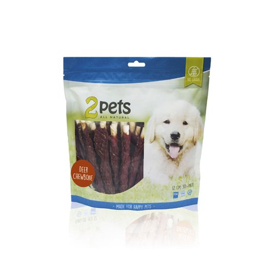 2pets Tuggpinne med Hjort 12 cm (30-pack)