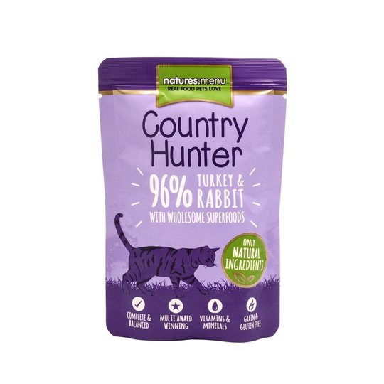 Natures:menu Country Hunter Cat Turkey & Rabbit 85 g