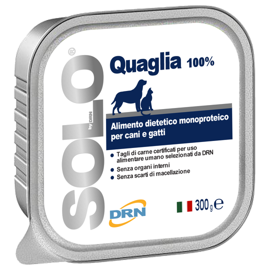 Solo Vaktel mono-proteinfoder - 300 g