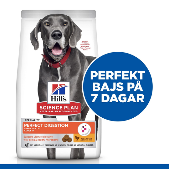 Hill's Science Plan Dog Adult 1+ Large Breed Perfect Digestion Chicken & Brown Rice 14 kg