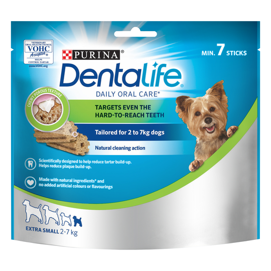 Dentalife tuggpinne Extra Small - 1 påse, 7 st tuggpinnar