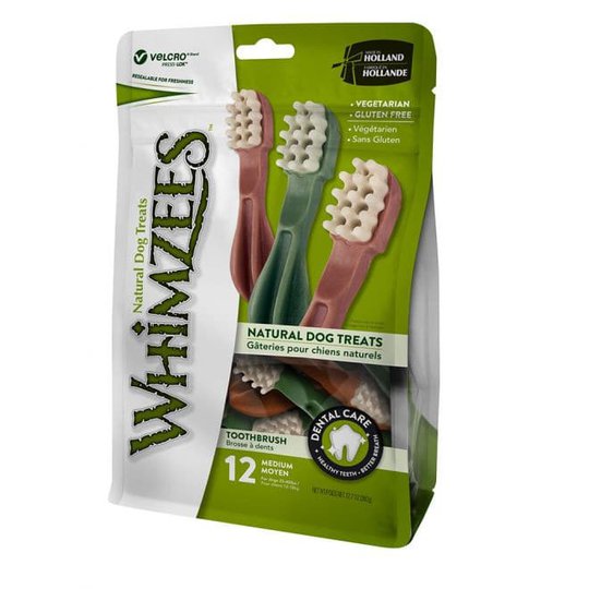 Whimzees Tandborste Medium 12-pack