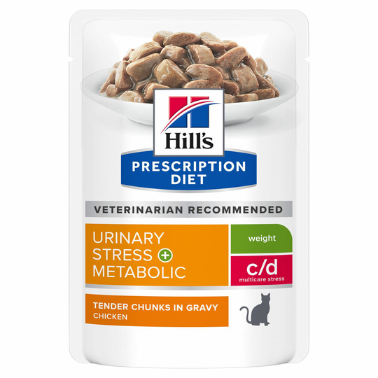 Prescription Diet c/d Multicare Stress Våtfoder med Kycklingsmak - 12 st x 85 g